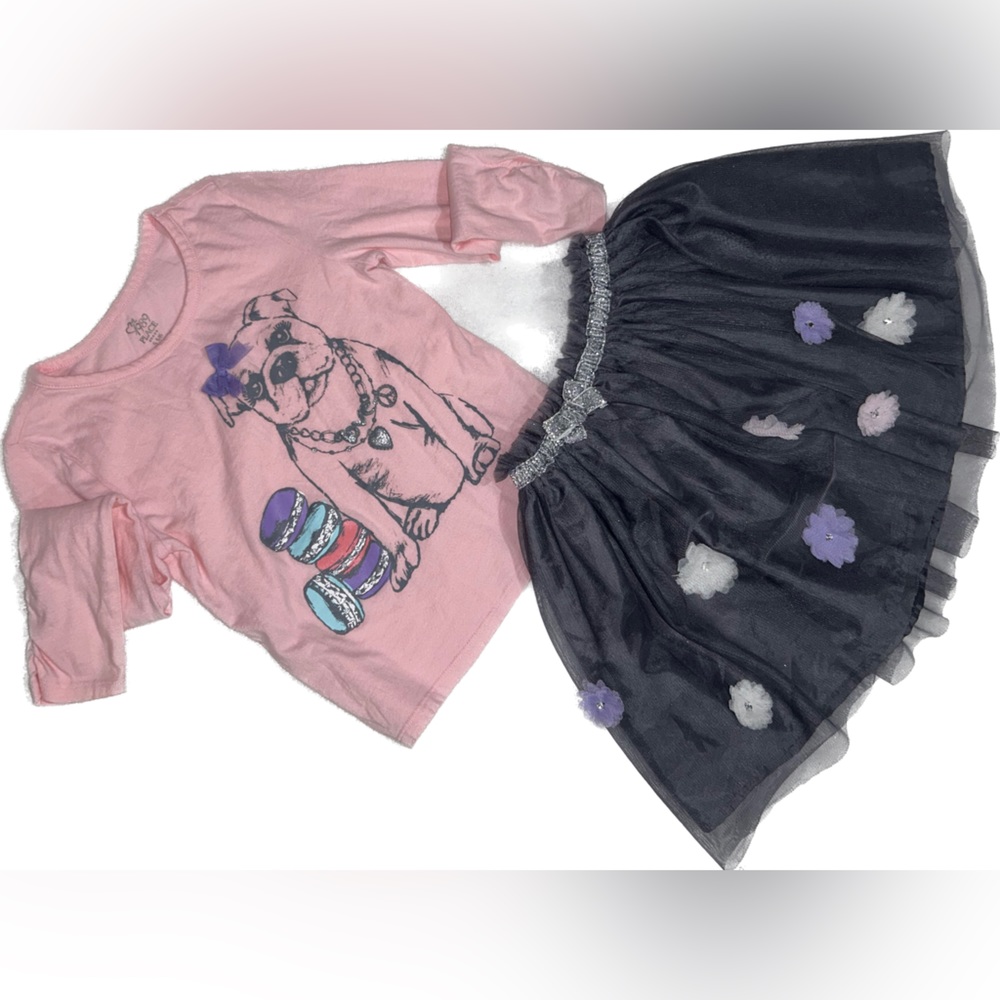 Children’s Place Girls Tulle Tutu Skirt & Matching Too